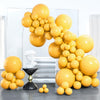 Partywoo Orange Balloons, 100 Pcs Goldenrod Balloons Different Sizes Pack Of 18 Inch 12 Inch 10 Inch 5 Inch Orangey Yellow Balloons For Balloon Garland Balloon Arch As Party Decorations, Orange-Y10