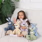 Apricot Lamb Plush Corduroy Rabbit Bunny Stuffed Animal, Beige, 8.5" Soft Cuddly Toy, Model 782937361019