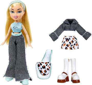 Bratz Cloe Doll 20 Year Anniversary Edition - 2 Outfits, Accessories, Holographic Poster - Ages 7+, Multicolor, Model 573418EUC