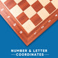 GSE Games & Sports Expert Extra Large Chess Board, Sapele & Maple Inlaid, 21.25" for Kids & Adults