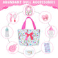 Ecore Fun 15 Pcs Baby Doll Diaper Bag with Clothes and Accessories  Includes 16 Inch Girl Doll Clothes  Bottles  Pacifier  Bib  Diaper