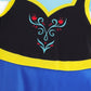 Wonderbabe Snow Queen Princess Costumes Halloween Christmas Birthday Party Dress Up For Little Girls With Cape Size 7-8