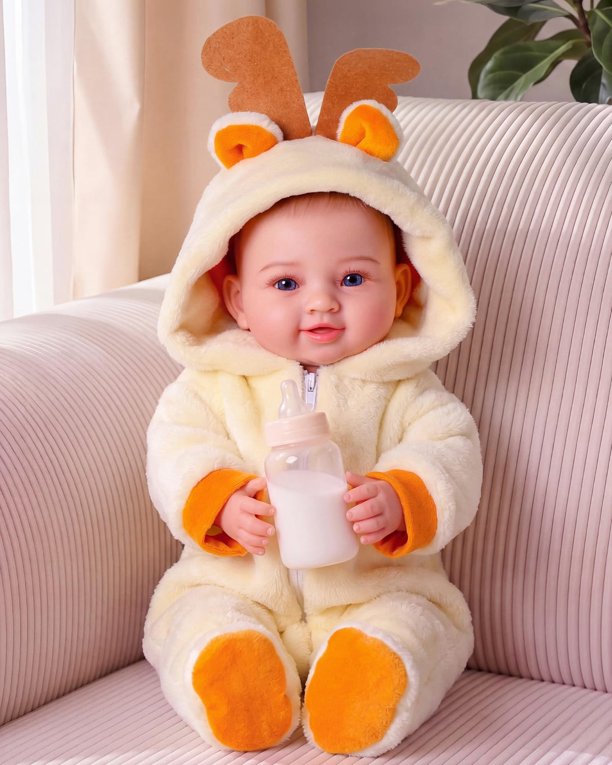 BABESIDE Baby Dolls, 15 inch Large Soft Cloth Body Realistic Baby Doll Girl