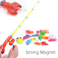 Cozybomb™ Magnetic Fishing Toy Pole 2 Pack For Replacement - No Fishes Are Included - Bathtime Carnival Toddler Education Teaching - Fishing Poles Rod (X-Large)