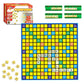 Wembley Crossword Board Game For Kids Adults With 100 Letters English Wordcraft Puzzle Vocabulary Builder Educational Learning C