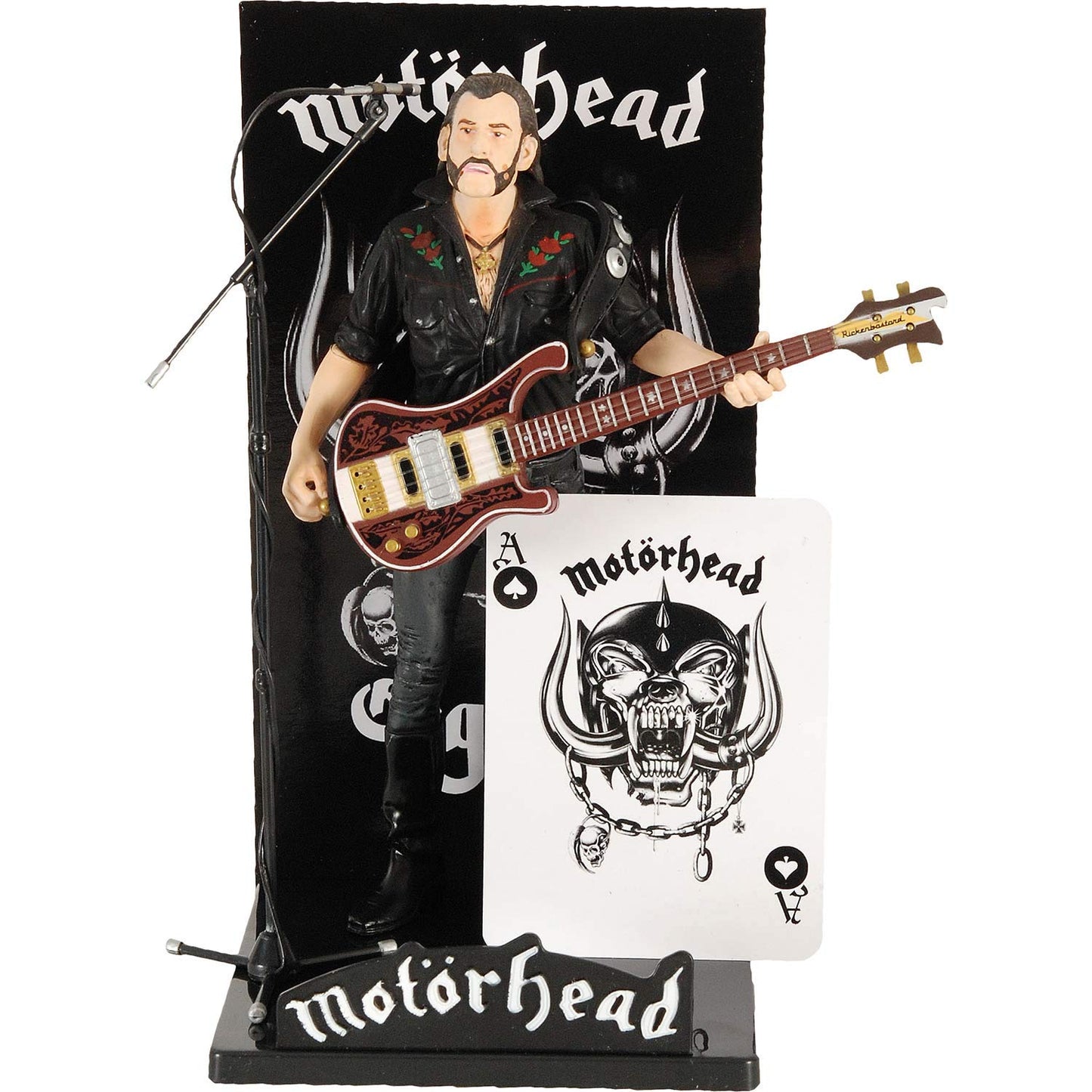 Global Merchandising Motorhead Lemmy Kilmister Figurine 16 cm - Silver Wood Model 75489-B4