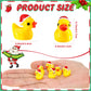 250 Pcs Mini Christmas Resin Ducks Miniature Duck Figures Ornament Small Micro Landscape Garden Aquarium Dollhouse Decoration Ch