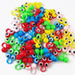Gxxmei 100Pcs Eye Finger Puppets Eye On Rings Googly Eyeball Ring Party Favor Toys For Kids, 5 Colors