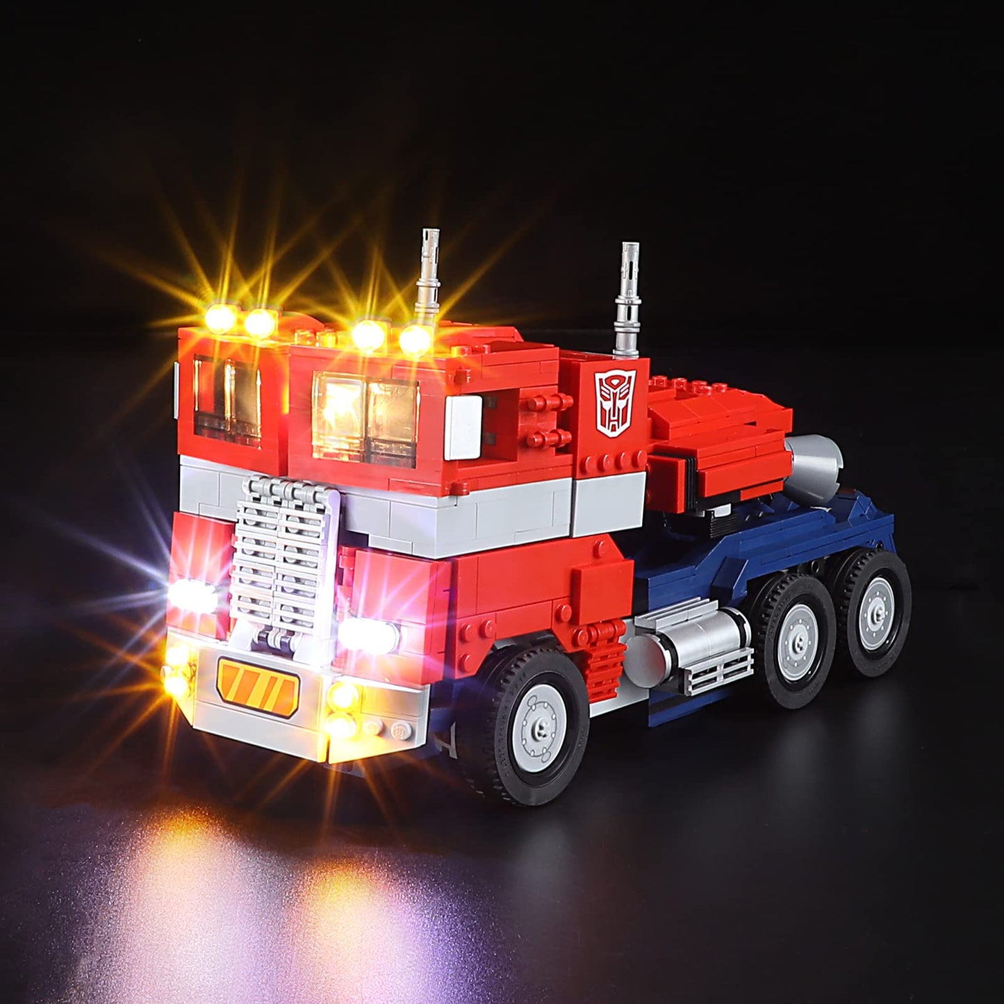 Yeabricks Led Light For Lego 10302 Creator Expert Optimus Prime Building Blocks Model (Lego Set Not Included)