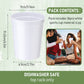 Yungyan 16Oz Stadium Plastic Cups Blank Reusable Drink Tumblers Stadium Cups Party Cups For Birthday Party, Events, Baby Shower,