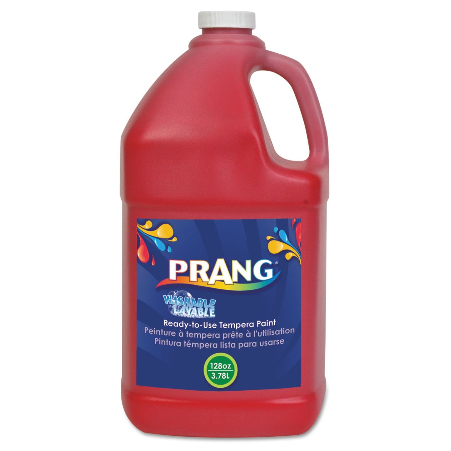 Dixon Ticonderoga 10601 Washable Paint, Red, 1 gal