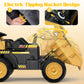 Anpabo Ride On Dump Truck, 12V Ride On Car With Remote Control, Electric Dump Bed And Extra Shovel, Ride On Construction Vehicle With Music Player, Key Start For Safety, Ideal Gift For Kids