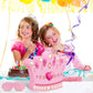 Princess Crown Piñata Bundle Girl Princess Party Piñata Set Include Pink Princess Crown Piñata Stick Blindfold Mask For Princess Theme Baby Shower Birthday Party Supplies Decor, 16.1 X 12.6 X 3 Inch