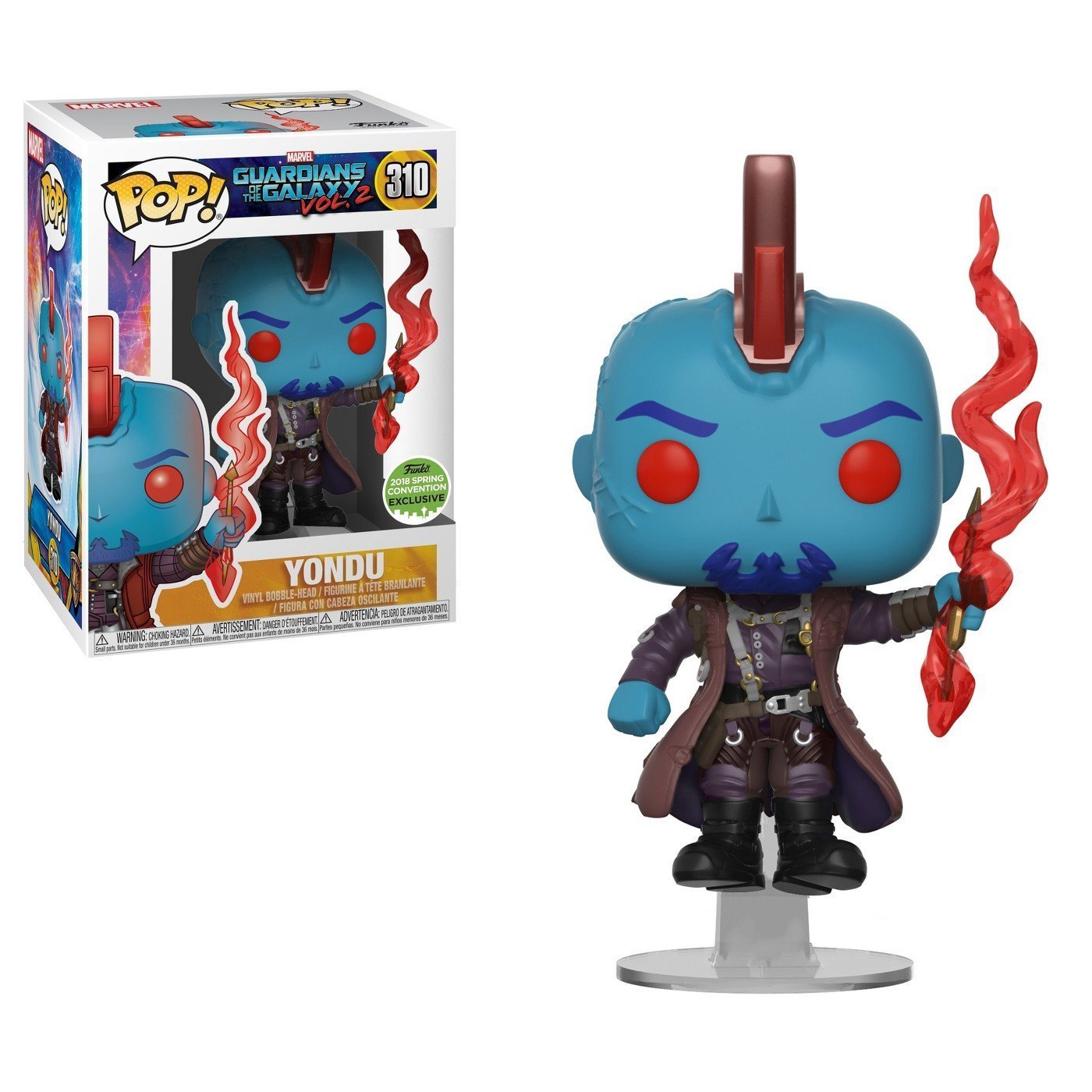 Funko - Multi-Coloured Guardians Of The Galaxy 2-Yondu Exclusive 28755 Figure