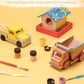 Sainsmart Jr. Woodworking Building Kit, 3-In-1 Kids Stem Projects Set, Diy Wood Crafts Assembly Toys With Different Combinations For Boys And Girls