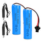 3.7V 800Mah Li-Ion Battery 2 Pack Rechargeable Batteries, With 2 Usb Charger Cable For Remote Control Cars Toy