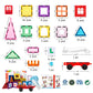 Magnetic Tiles 85 Pcs Magnetic Blocks For Kids, 3D Magnetic Building Blocks, Magnetic Stacking Toys Construction Kit,Stem Toys For Toddlers Children Boys Girls Ages 3 4 5 6 7 8+ Year Old