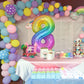 Paticool Rainbow Number 8 Balloon, 40 Inch Large Number Foil Mylar Balloons For 8Th Girl Boy Birthday Party Celebration Decorati