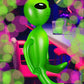 Zhanmai 63 Inch Giant Inflatable Alien Blow Up Jumbo Green Inflate Alien For Theme Birthday Party Favors Decorations Indoor Outdoor Photo Prep Halloween Easter Christmas Decorations(1 Piece)