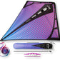 Prism Kite Technology Vertex High Flying Diamond Kite With 10' Long Triple Streamer Tail, Ultraviolet
