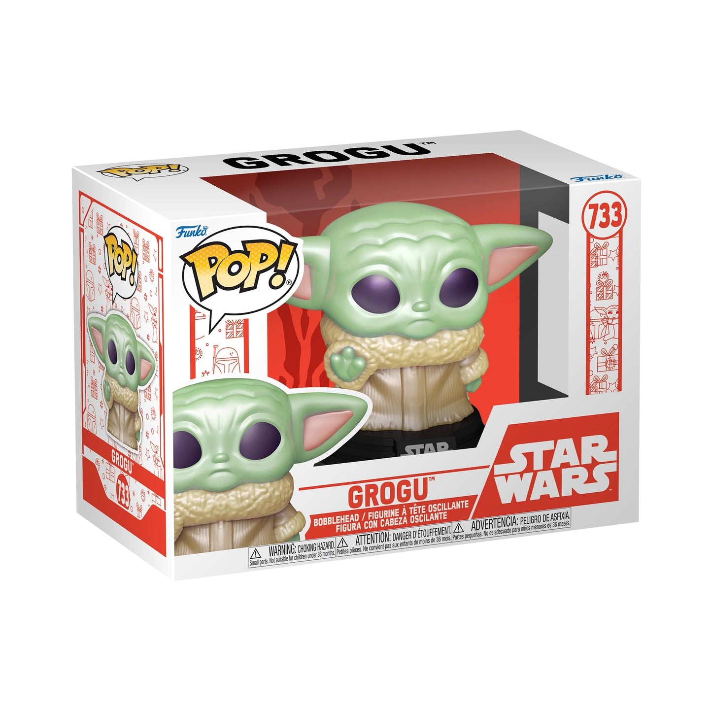 Funko Pop! Star Wars: Holiday - Grogu - The Child - Baby Yoda - Collectable Vinyl Figure - Gift Idea - Official Merchandise - For Kids & Adults