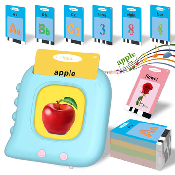 Citfis Pocket Speech Flash Cards - 384 Sight Words for Toddlers, Blue, Educational Tool for Speech Therapy & Sensory Play