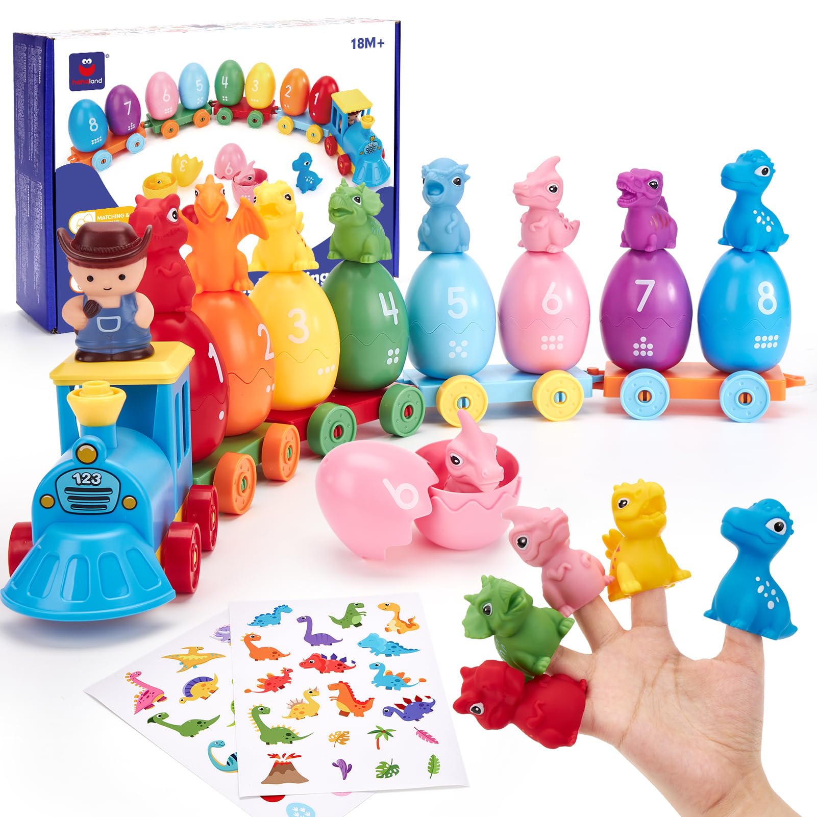 Hahaland Matching Train Toy