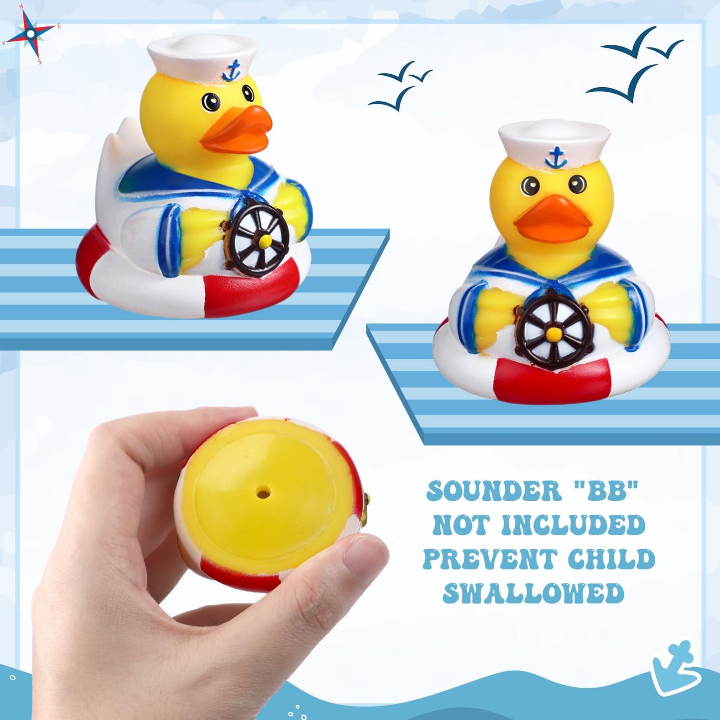 Jerify 12 Packs Cruise Ships Rubber Ducks 2 Inch Nautical Rubber Duck Bulk Cruise Ducks Sailing Rubber Ducks Cruise Ship Toy For
