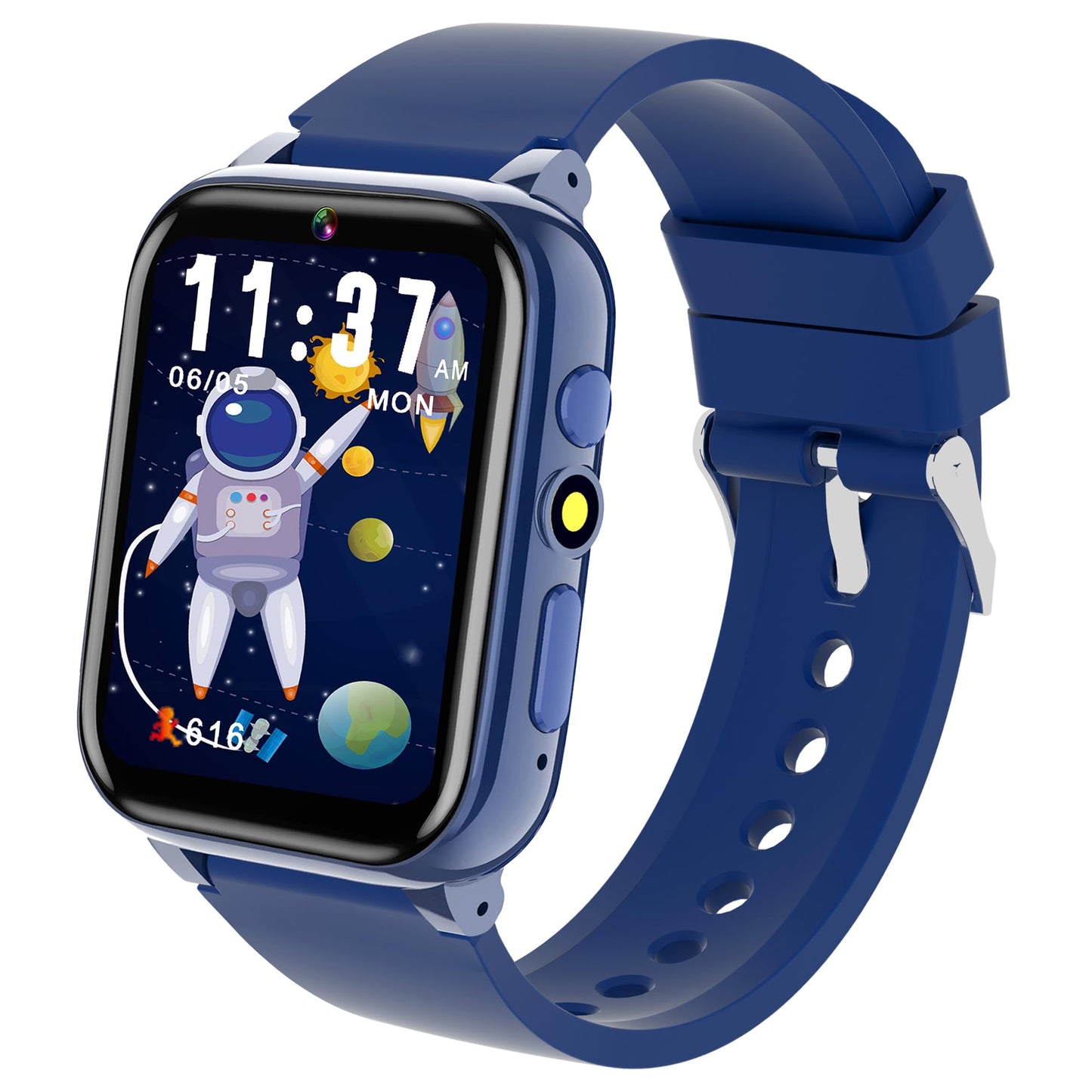 Spodus Kids Smart Watch Boys Smart Watch For Kids With 26 Games Calculator Watch For Boys Ages 3-12 Learning Card Audio Book Mus