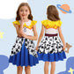 Sukyfecde Jessie Cowgirl Costume For Girls Dress Up Toddler Kids Princess Dresses Halloween Dress Up Birthday Party Outfit 4-5T