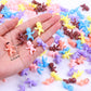 selizo Mini Plastic Babies - 300pcs Tiny Figurines for Baby Shower Games, 6 Colors, Ideal for Ice Cube & King Cake Decor