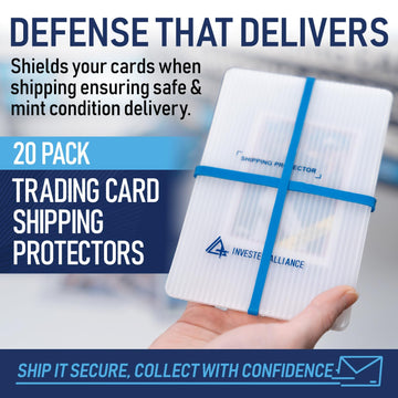 enhanced Bundle Trading Card Shipping Protector with Rubber Bands | Graded Cards Protectors  Sports Trading Card Shipping Supplies Packaging  TCG Baseball Cards Shippings Shield.