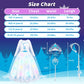 Meland Princess Dress Up For Girls - Light Up Princess Costume For Girls 3-10 Year Old, Gift For 3,4,5,6,7,8,9,10 Year Old(5-6 Years)