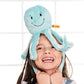 Steiff Ockto Octopus, Premium Octopus Stuffed Animal, Octopus Toys, Stuffed Octopus, Octopus Plush, Sea Stuffed Animals, Ocean Toys, Ocean Plush, Soft Cuddly Friends (Turquoise, 11')