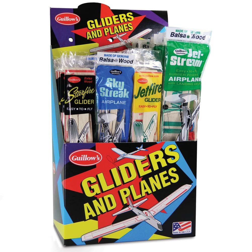 TOY AIRPLANE BALSA AST (Pack of 1)