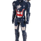 Marvel Iron Man 3 Titan Hero Series Avengers Initiative Movie Series Iron Patriot Action Figure  12-Inch