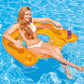 INTEX Sit 'n Float Classic Inflatable Raft Swimming Pool Lounge - (Set of 2)(Colors May Vary)