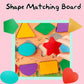 Puzzle Board Toddler Puzzles Shape, Colors Wooden Puzzles For Toddlers 1-3, Toddler Toys For 2 3 4 Years Old