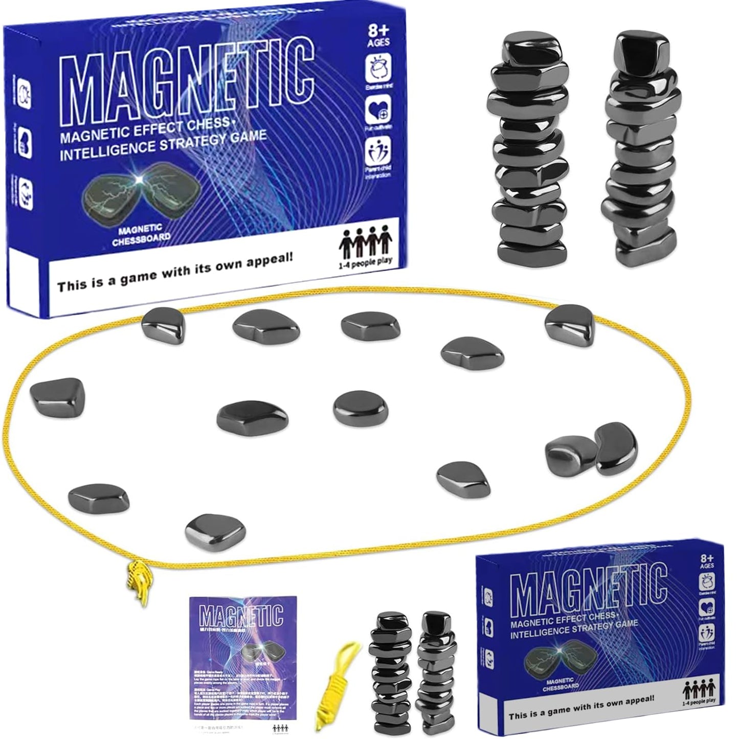 Magnetic Chess Game - 2024 New Fun Tabletop Game, Magnetic Strategy Game For Kids And Adults With Magnets, Fun Tabletop Multipla