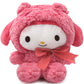 Maikerry 8' Plushies: Cinnamon, Kuroumi And My Melo Plush Toy, Cross-Dressed Panda Stuffed Animal Doll, Cute Cartoon Anime Plush Gift For Girls Teens Fans Birthday Decoration(3Pcs)