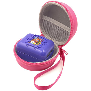 Leotube Hard Carrying Eva Case Compatible With Bitzee Digital Pet Interactive Virtual Toy, Storage Travel Holder For Bitzee Virtual Electronic Pets And Accessories (Case Only) (Pink)