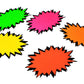 Bright Ideas (Pack Of 25)Fluorescent Flash Card Stars