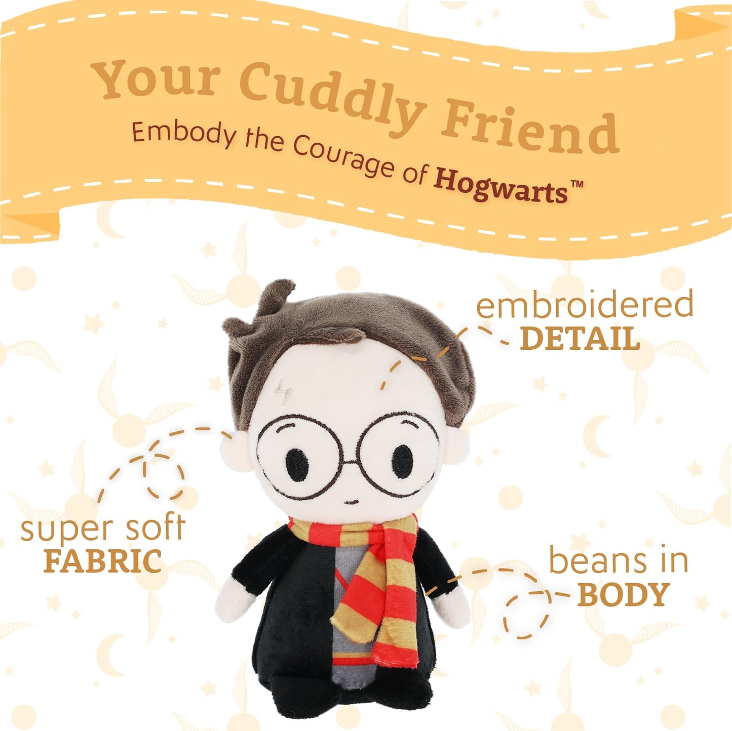 Harry Potter Toys Ron Weasley Hermione Granger Luna Lovegood, Hogwarts Harry Potter Plush Set, Harry Potter Stuffed Animal Collection Kids Preferred