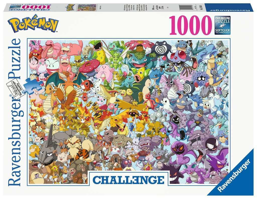 Ravensburger Pokémon 1000 Piece Challenge Jigsaw Puzzle For Adults And Kids Age 12 Years Up