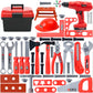 Kids Tool Set, 55 Pcs Kids Tool Set Pretend Play Kids Toys with Tool Box and Electronic Toy Drill, Toy Tools for Toddler Boys Gi