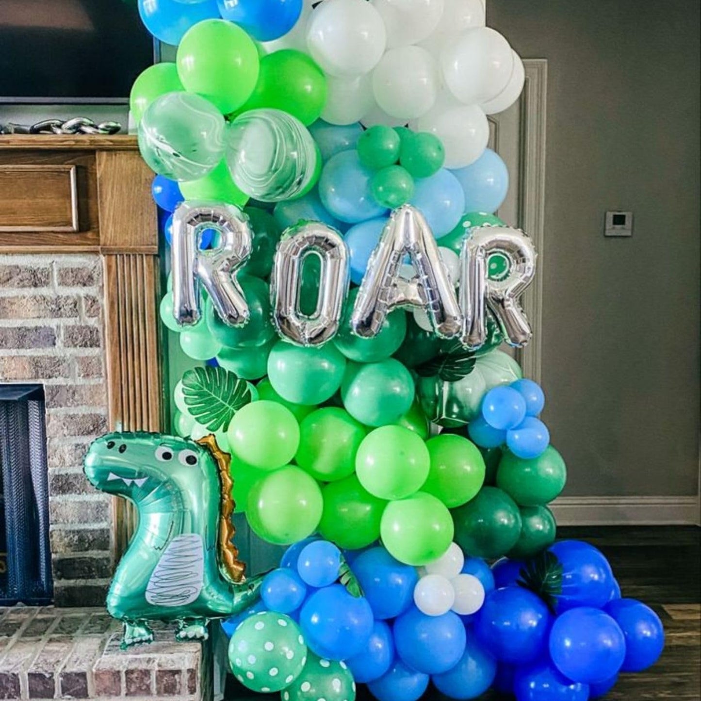 Paready Green And Blue Balloons, 60 Pcs 12 Inch Navy Teal Blue Dark Green Latex Balloons, Teal Yellow Light Green Confetti Ballo