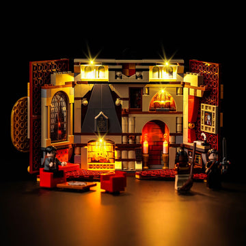 Hilighting Upgraded Led Light Kit For Lego Gryffindor House Banner Building Set, Compatible With Lego 76409, Gift Idea For Boys,