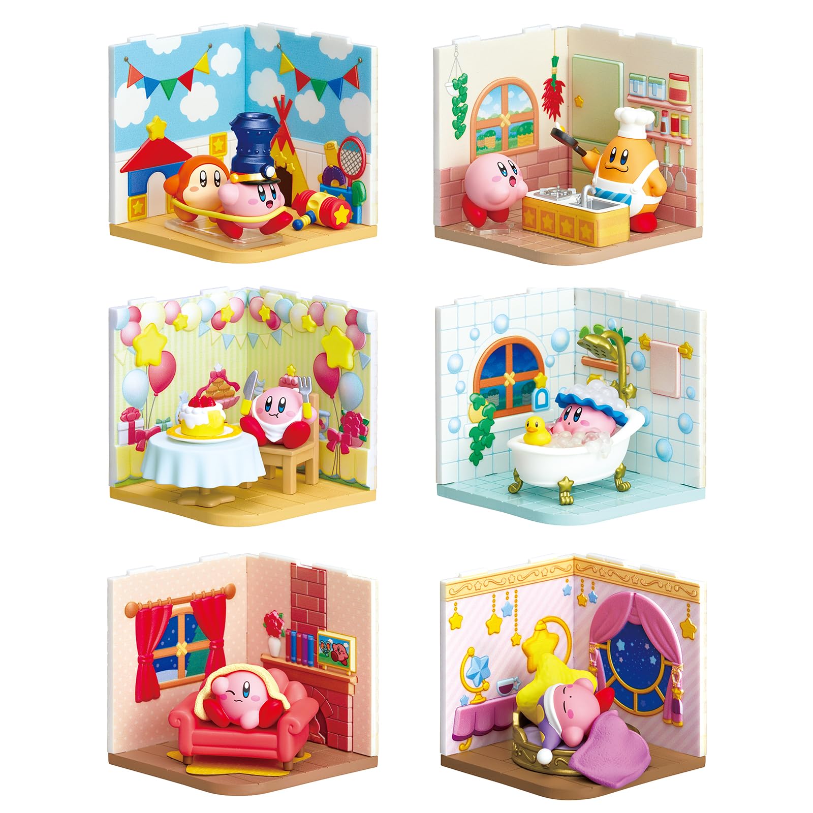 Re-Ment Kirby Wonder Room Blind Box - Includes 1 Of 6 Collectible Mini Figurines - Fun And Versatile Decoration