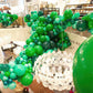 PartyWoo 12 Inch Pearl Green Balloons, 50 pcs Rubber Clover Green Balloons for Party Decorations, Birthday & Wedding Decor