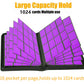 16 Pocket Card Binder, Ringless Zip Trading Card Binder, 1000+ Double Sided Pocket Pu Collection Binder, Collector Album, Card F